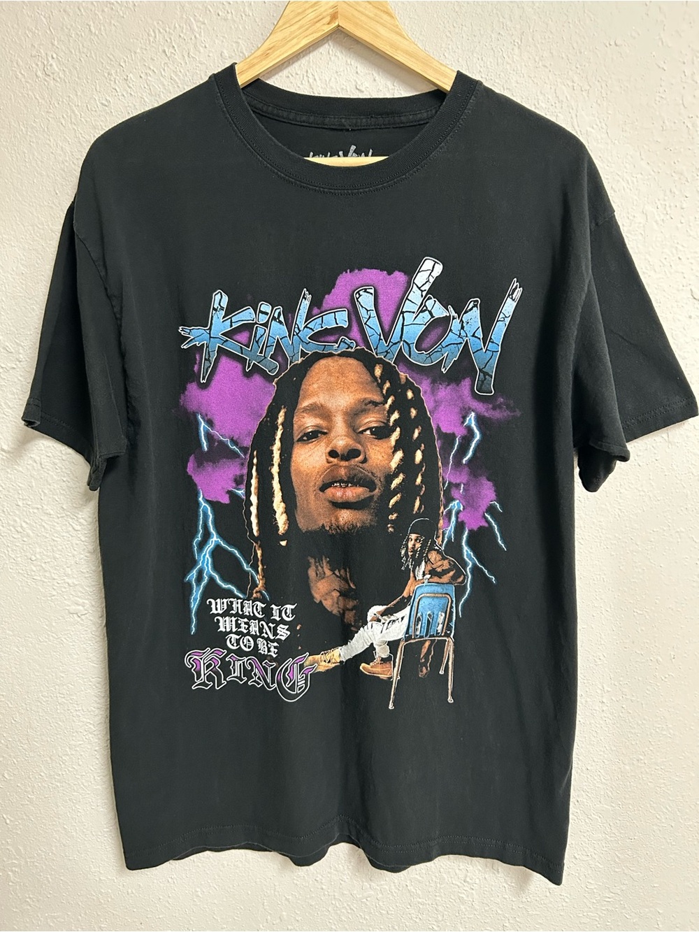 Official King Von What It Means To Be King Graphic Tee L